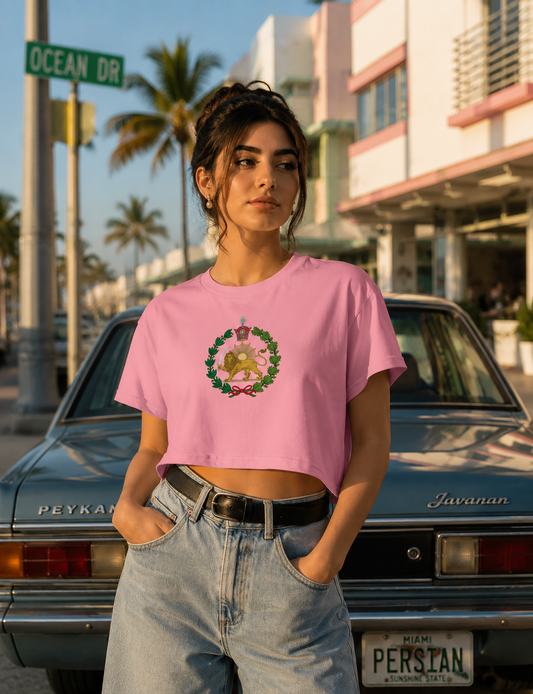 Lion and Sun Crop Top